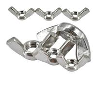 Kit d'assortiment d'écrous papillon, Écrous à oreilles en acier inoxydable 304, serrer la main, CM300, 32 pièces(CM300(5PC))