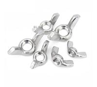 Kit d'assortiment d'écrous papillon, Écrous à oreilles en acier inoxydable et zingué 70PC(Zinc Plated Steel,M4x10pc)