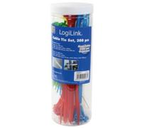 Kit d'attache-câbles, assortis, nylon, contenu: 200
