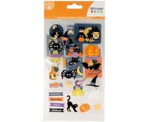 Kit d'autocollants cartonnés Halloween NA G