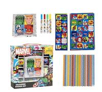 Pack de stickers 1000 pièces Marvel - Avengers et Spider-Man (21,5 x 21,5 x 5,2 cm)