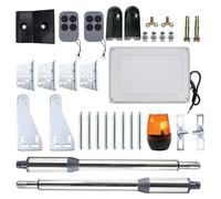 Kit d'automatisation pour portail battant, 2 x 40 W, capacité de 200 kg, portée de 2,5 mètres, avec accessoires