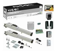 Kit d'automatisation pour portail battant Trendy Faac 230V