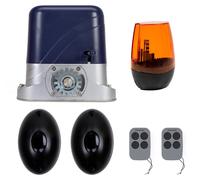 Kit d'automatisation pour portail coulissant, 350 W, capacité de 800 kg, avec télécommande