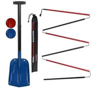 Kit d'avalanche - Sonde et pelle - Aluminium - Pliable - Sonde de 260 cm ou 320 cm - Manche de 66 cm ou 83 cm - Pour le ski de randonnée et les sports d'hiver