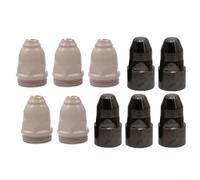 Kit de 10 buses plasma en cuivre avec électrodes pour une pénétration efficace de la torche P80 et une réduction de l'accumulation de scories lors de l'utilisation (1,5 mm)