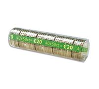 Kit de 100 étuis à monnaie 50 centimes