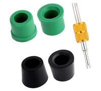 Kit de 100 pièces pour joints d'étanchéité de systèmes de climatisation et de ventilation - Raccord rapide de 6,35 mm - Joints toriques en caoutchouc - Pour tuyaux de remplissage de climatiseurs - Ent