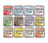 Kit de 12 encres Distress Oxide de Tim Holtz #4 - Craftelier