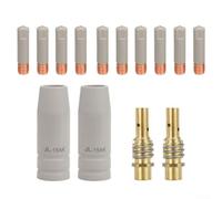 Kit de 14 buses de revêtement isolant 15AK pour airless pour machines de protection et torches de soudage usagées Fabrication et entretien (1,0 mm)