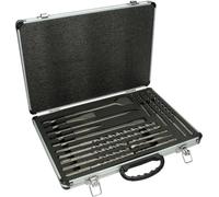 Kit de 17 pièces de forets marteaux et burins SDS-plus HiKOKI, jeu de forets, forets à béton, forets à pierre, burins pointus, burins plats, burins