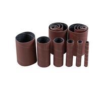 Kit de 18 manchons de bande abrasive pour ponceuse a broche 80 g