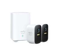 Anker eufy Security eufyCam 2C système de sécurité sans fil, kit double caméra, 1080p, vision nocturne, blanc