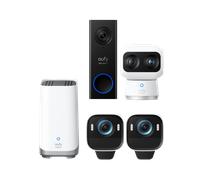 Kit de 2 caméras eufyCam S3 Pro+Caméra intérieure S350+Sonnette vidéo C30 eufy Security