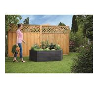 Garantia Kit de 2 carrés potagers 995212 avec 2 sets d'extension gris