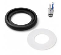 Kit de 2 Joints Réservoir WC Compatibles avec Geberit, Joint Cloche de Siphon Ø63 x 32 mm et Joint Bassin Ø68 x 46 mm, Pièces Rechange pour Réservoir Encastré Références 816.418.00.1 et 240.282.00.1