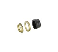 Kit de 2 raccords Cuivre Ø14 mm sans écrou - ACOVA 842100