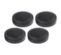 Kit de 2 roues de chariot de barbecue avec housses de protection