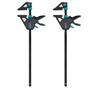 Kit de 2 Serre-Joints à une main XL PRO MAX - wolfcraft - Ouverture jusqu'à 1060 mm - Force de serrage max. 250 kg - 8662060