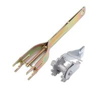 Kit de 2 tendeurs de fil de clôture et clé, outil robuste de serrage de filet de fil avec système à cliquet pour clôtures électriques de jardin et de ferme, en acier au carbone et