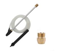 Kit de 2 tiges de sablage avec 8 buses, fixation de nettoyeur haute pression pour enlever la rouille et la peinture, construction en plastique pour bricolage et nettoyage professionnel (style 5)
