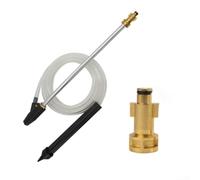 Kit de 2 tiges de sablage avec 8 buses, fixation de nettoyeur haute pression pour enlever la rouille et la peinture, construction en plastique pour bricolage et nettoyage professionnel (style 6)