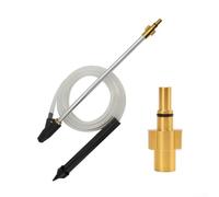 Kit de 2 tiges de sablage avec 8 buses, fixation de nettoyeur haute pression pour enlever la rouille et la peinture, construction en plastique pour bricolage et nettoyage professionnel (style 3)