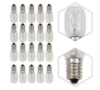 Kit de 20 lampes de sel pour cuisine, bureau, maison, 20 ampoules E14 15 W, remplacement pour réfrigérateur,