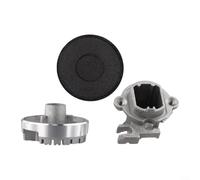 Kit de 3 cache-brûleurs à gaz avec couvercles en fer de 55 mm, 75 mm, 100 mm pour une répartition uniforme de la chaleur, installation facile, compatible avec la plupart des têtes de brûleurs à gaz et