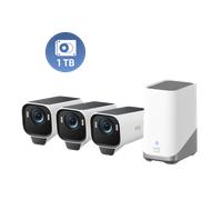 Kit de 3 caméras eufyCam S3 Pro + Disque dur 1 To white