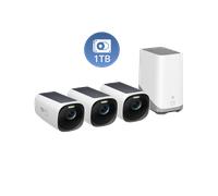 Kit de 3 caméras eufyCam S330 (eufyCam 3) + Disque dur 1 To Blanc