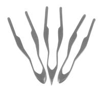 Kit de 3 Pointes de Pyrograveur en Fer pour Bois, Argenté | Kit Compact Polyvalent, Chauffe, Facile à Transporter, pour Débutants et Loisirs Créatifs