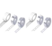 Kit de 3 Rouleaux pour Arche de Ballons, Chaîne Double et Simple Trou, Points de Colle, Guirlande pour DIY, Fêtes, Mariages, Anniversaires (Lot de 2)