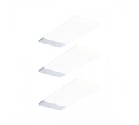 Kit de 3 spots LED avec détecteur de mouvement Bredo - 2,5W - chromé PAULMANN