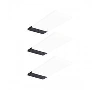 Kit de 3 spots LED avec détecteur de mouvement Bredo - 2,5W - noir PAULMANN