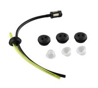Kit de 3 tuyaux de carburant pour tondeuse à gazon avec filtre et joint d'ampoule pour débroussailleuse, taille-haie, tronçonneuse, équipement électrique de jardin