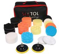 Kit de 30 éponges de polissage pour detailing automobile, idéal pour l'entretien de la peinture