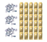 Kit De 30 Lames De Coupe for Tondeuse À Gazon En Acier Inoxydable, Compatible Avec Segway, Compatible Avec Navimow, 35 X 18 X 0,9 Mm(Gold)