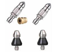 Kit de 4 buses de nettoyage haute pression, compatible avec les raccords de 1/4 et 3/8 de pouce