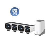 Kit de 4 caméras eufyCam S3 Pro + Disque dur 1 To white