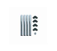 Kit de 4 pieds réglables pour table D. 60 x 830 mm en acier chromé - 2034211