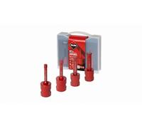 Kit de 4 trépans diamantés mini drygres premium - RUBI - 51939