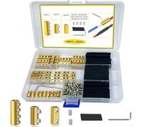 Kit de 40 serre-câbles avec isolation thermorétractable | Contient 40 gaines thermorétractables, imperméables, isolantes, empêchent les courts-circuits, protègent les connexions