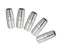 Kit de 5 buses de rechange pour torches de soudage MIG 12,5 mm Ouverture conique améliore la précision dans les tâches de soudage au gaz