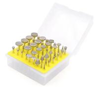 Kit de 50 têtes de meulage diamantées / Forets de 3 mm (pour Dremel) / Accessoires d'outillage Aiguilles à meuler