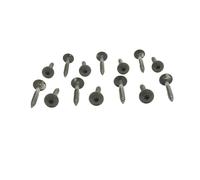 Kit de 50 vis 4,8 x 38 mm tork laquées pour bardage HPL - L: 38 mm - Gris Quartz
