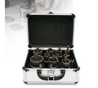 Kit de 6/10 Scies Cloche TCT pour Acier Inoxydable avec Coffret,10Pcs