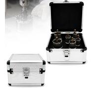 Kit de 6/10 Scies Cloche TCT pour Acier Inoxydable avec Coffret,6Pcs