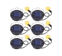 Kit de 6 Pièces de Rechange pour Éclairage Solaire, Étanche, pour Ampoule Suspendue de Terrasse