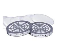 Kit de 6 pré-filtres P2 et 2 adaptateurs pour demi-masque série M6000 JUPITER DELTA PLUS-M6000EPREP2R
